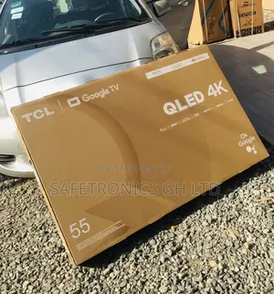55 Inches Glossy TCL Qled Smart UHD C645 Black HDR Tv