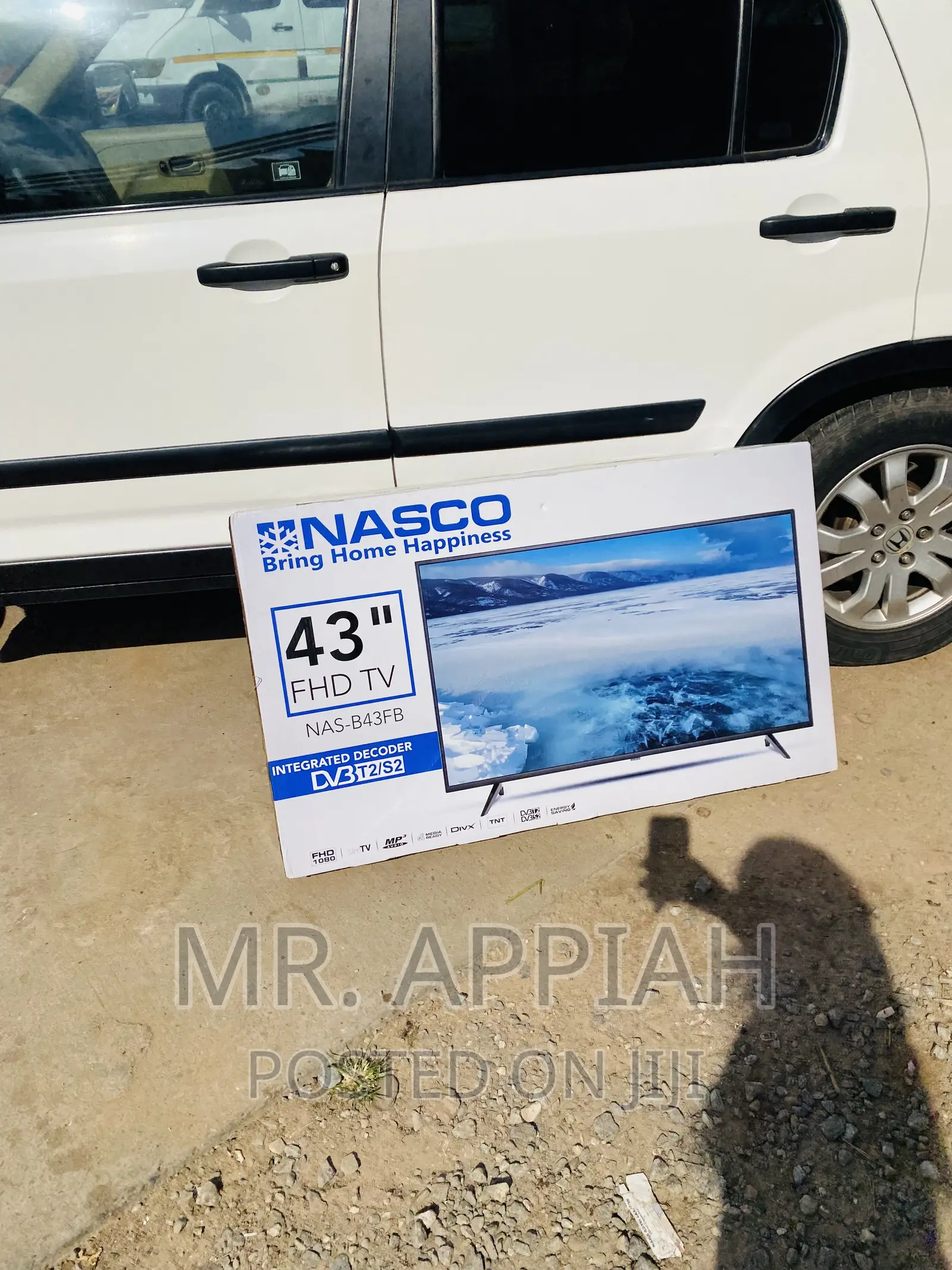 Quality Nasco 43 Inch Digital Satellite Electric Tv(Black).