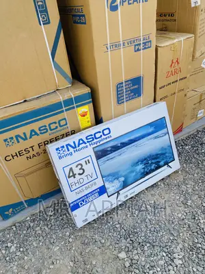 Top Notch Nasco 43” Digital Satellite Electric Tv(Black)