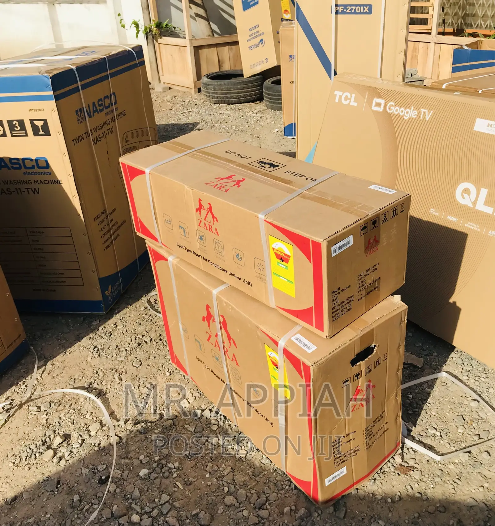 Brand New Zara 1.5hp Split Electric Air Conditioner(White).