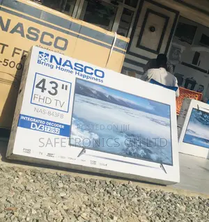 Satellite 43 Inches Glossy LED Digital Black Nasco Tv
