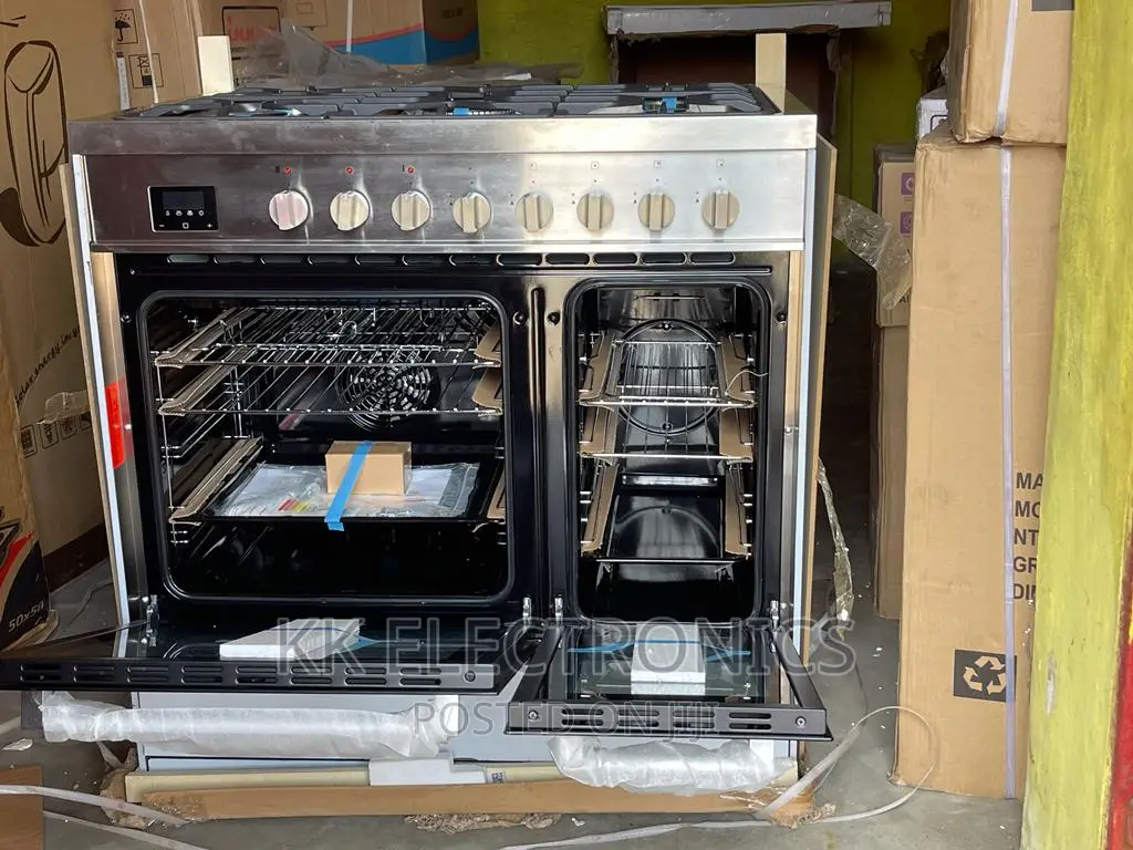 New World Dual Fuel (Electric Gas) 5burner 90cm Gas Cooker in Accra