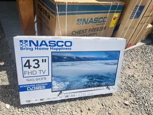 Adjustable Volume Tv FHD Satellite Digital Nasco 43”