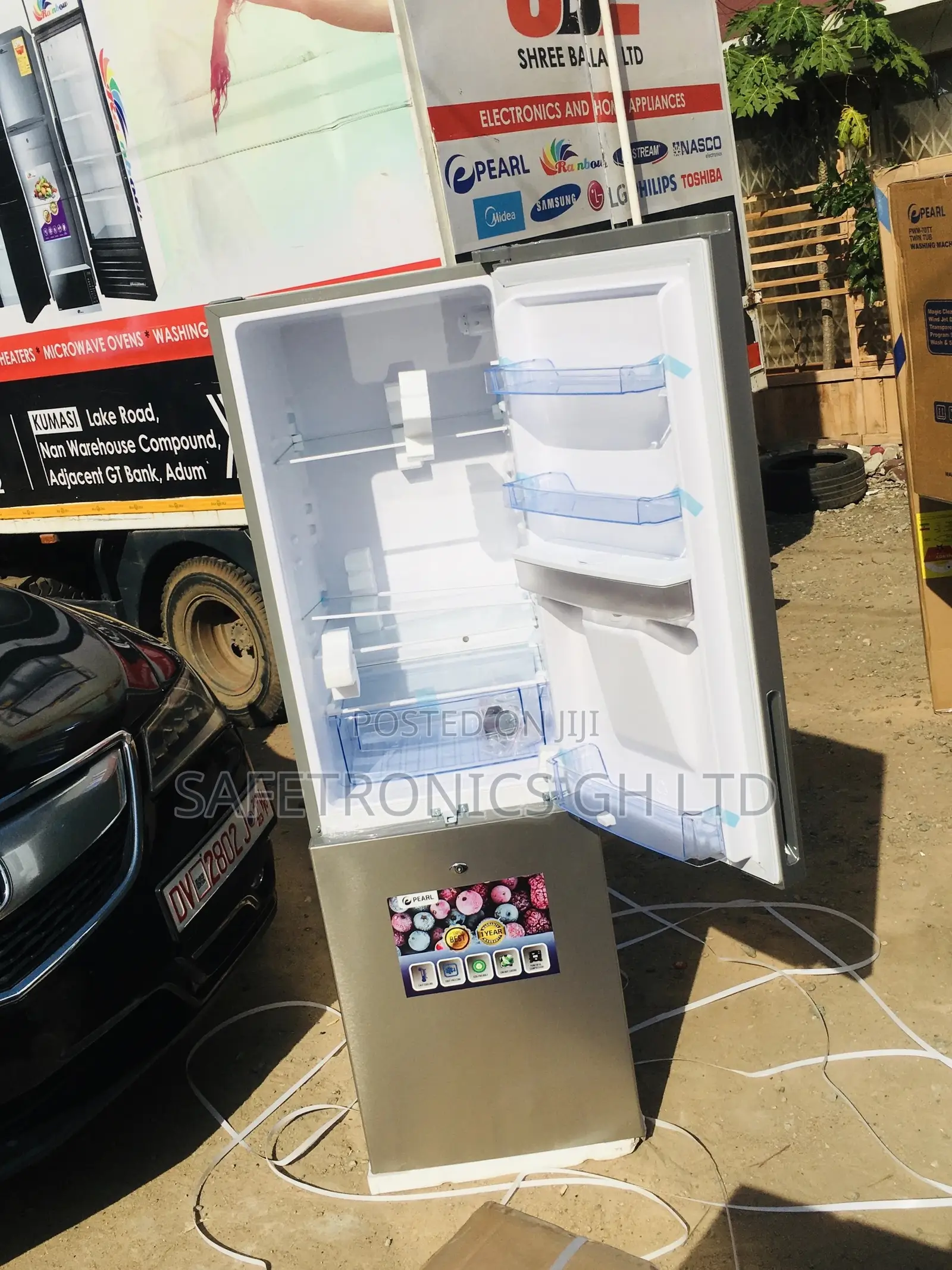 251 Liters Pearl Pf-330bwd Bottomfreezer Doubledoor Fridge