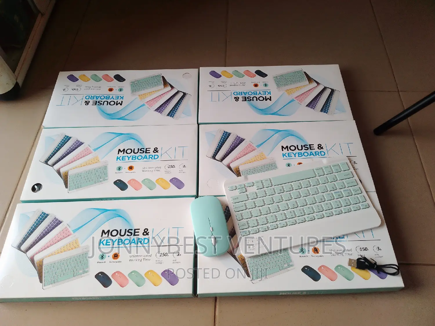 Portable Bluetooth Keyboard and Mouse