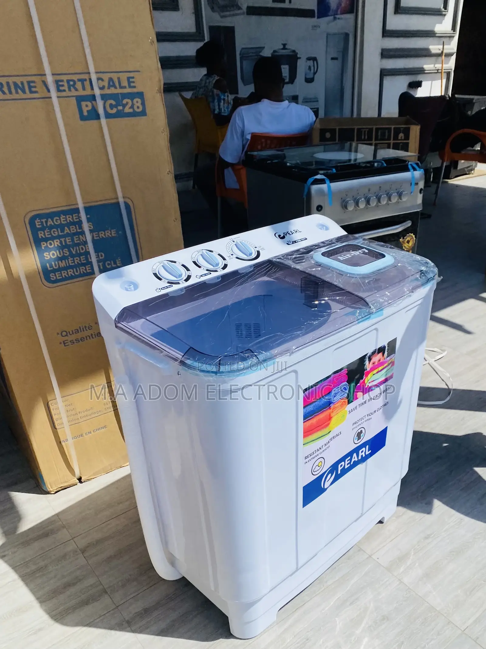Shop Durable Pearl 7kg Top Load Electric Washing Machine.