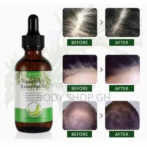 Pure Organic Rosemary Essential Oil for Hair Growth + Edges