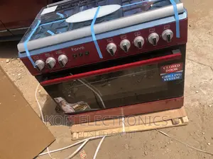 1x 1 9L.X1G OKTC Gas Cooker -Red Ferre 5 Burner