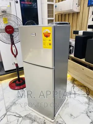 Lovely Nasco Nasf2-13 Double Door Electric Fridge(Gray) 