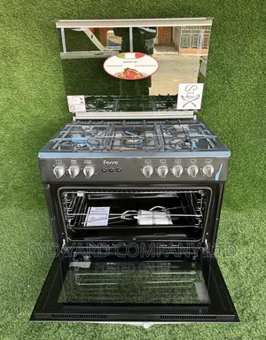 Ferre Gas Cooker 60*90 5 Gas Burner Silver