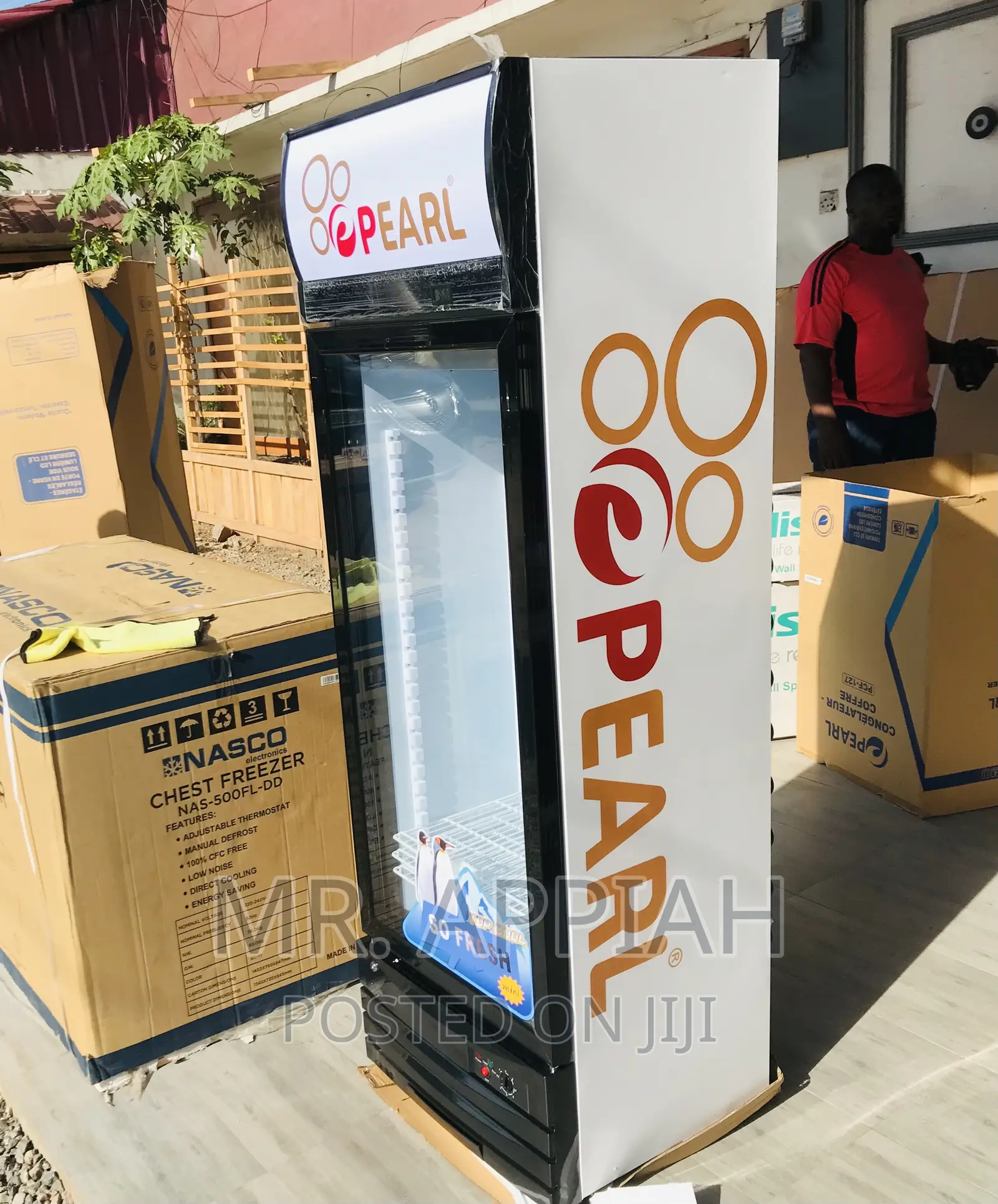 Cost  Saving Pearl PVC-28 1 Door Electric Display Fridge 