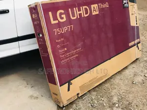 LG Smart UHD Black 75 Inches Glossy LED Electric UP77 Tv