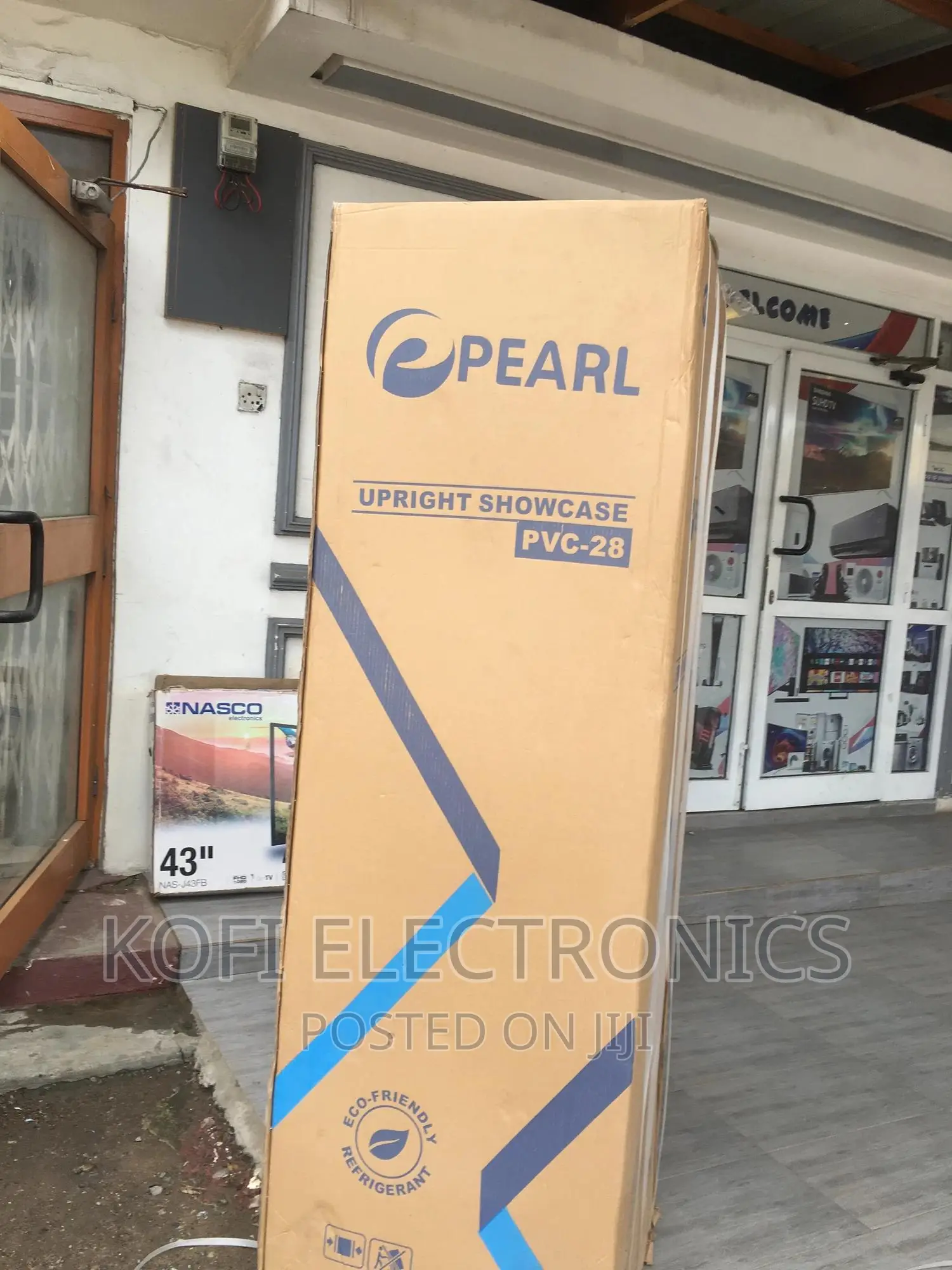 Fan Assisted Cooling-Pearl PVC-28 Display Fridge