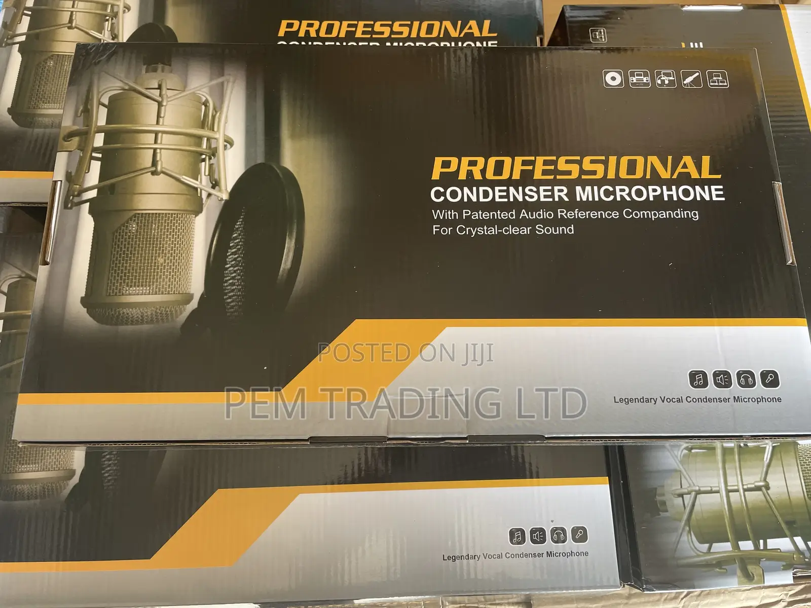Bm800 Professional Condenser Microphone With V8S Sound Card