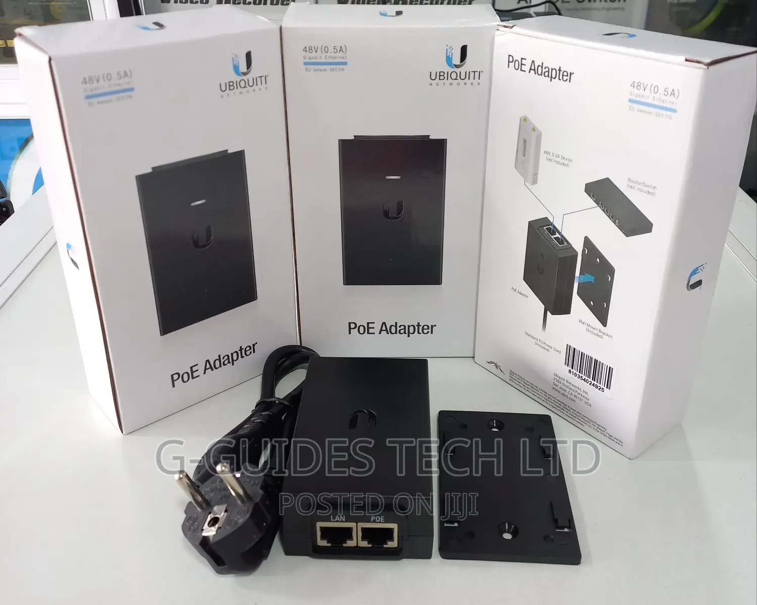 Ubiquiti 48V Poe Adapter, 48V 0.5A Poe Adapter Gigabit