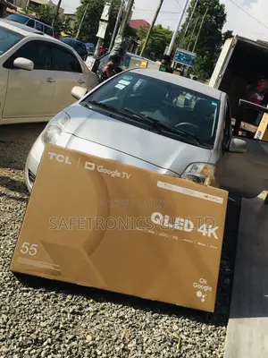 Glossy Qled Smart TCL UHD 55 Inches C645 HDR Black Tv