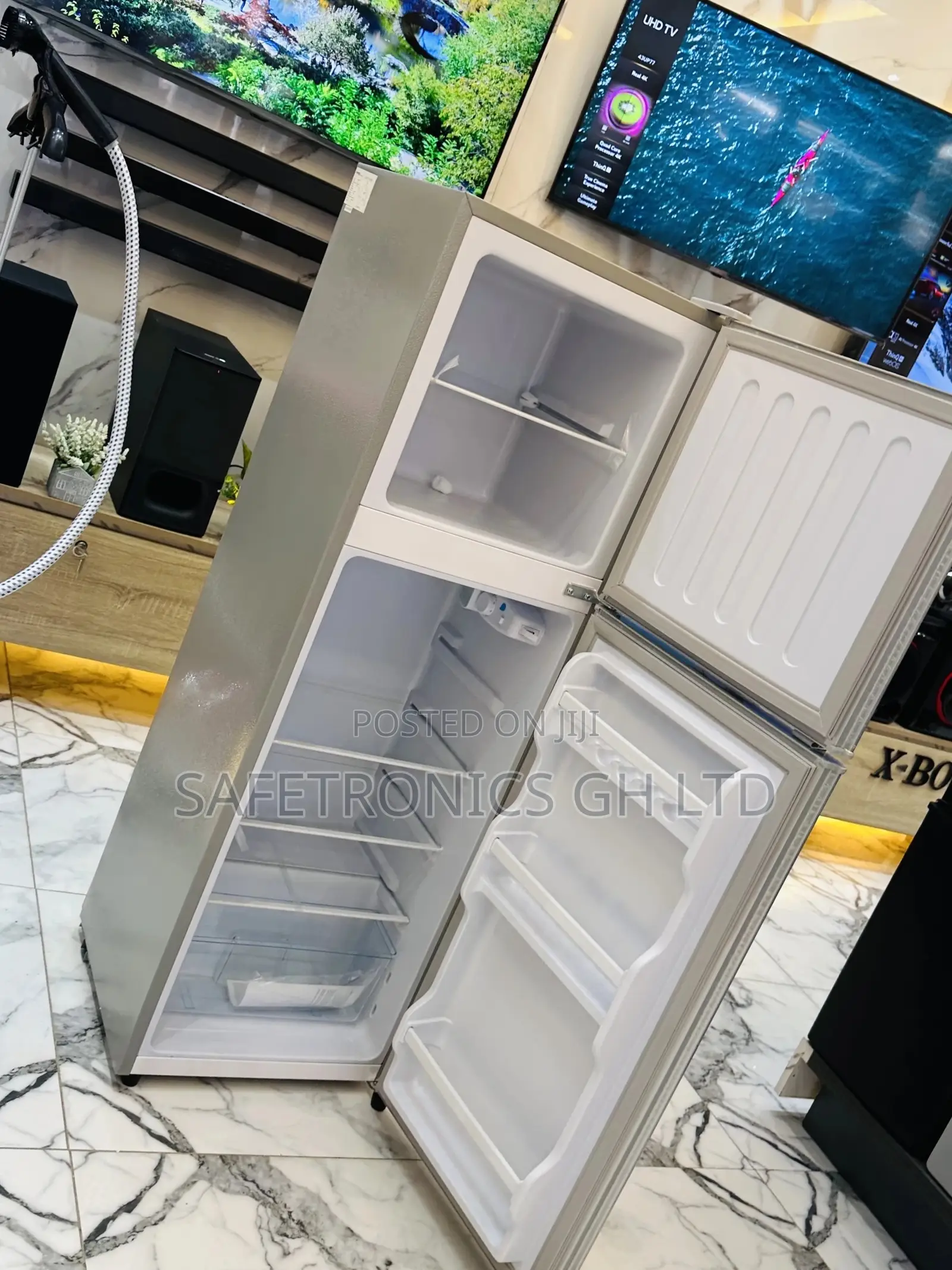 Reliable Nas2f-13fl Doubledoor Gray Topfreezer Fridge