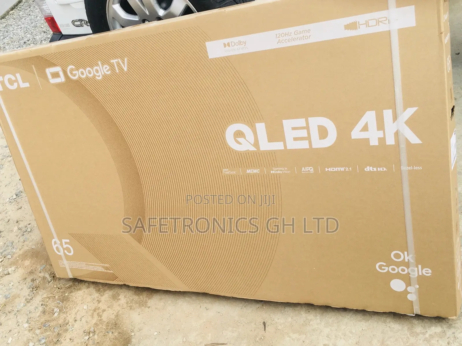 Black Qled C645 TCL 65 Inches Smart UHD Glossy Tv