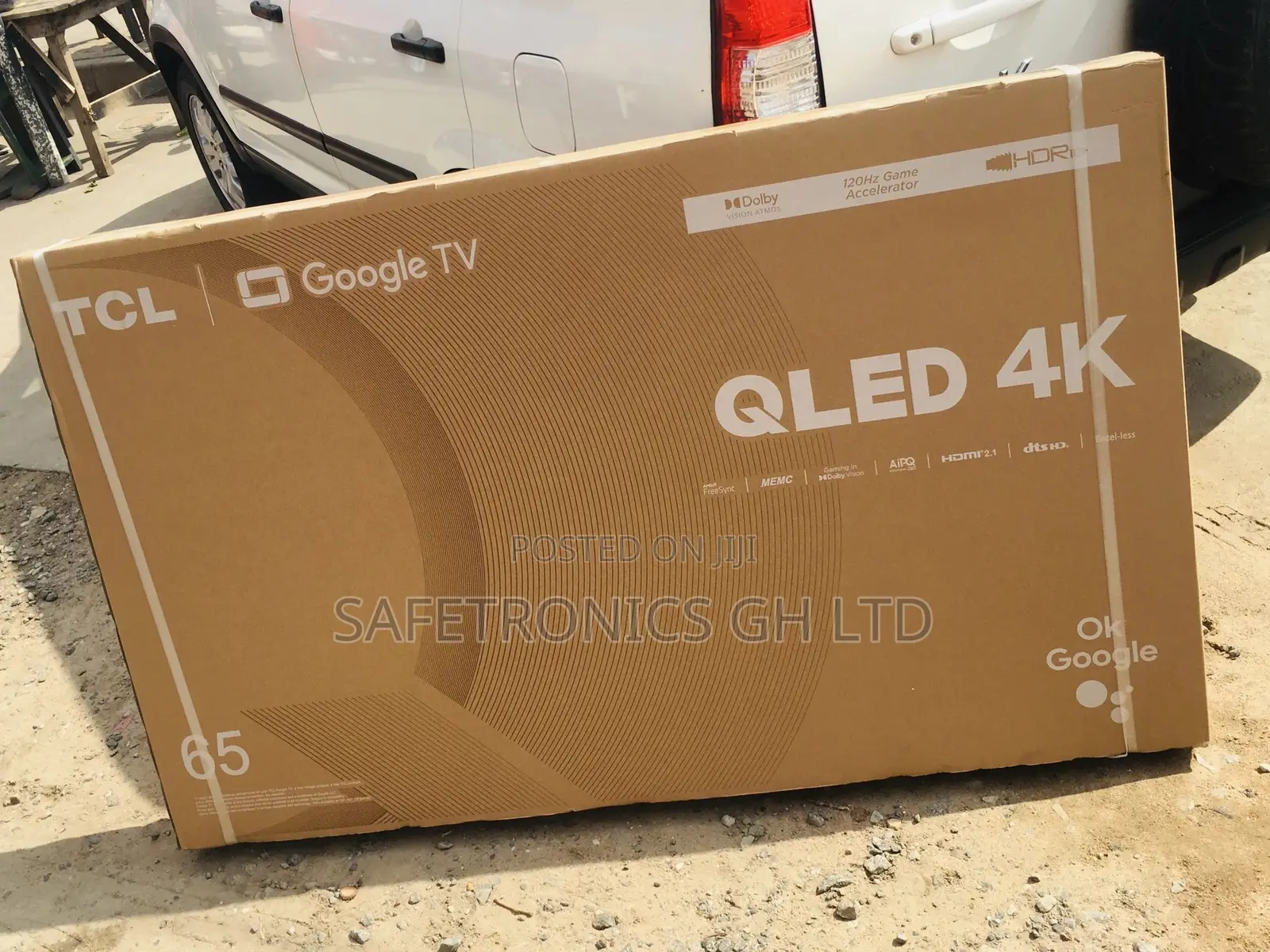 65 Inches Glossy Qled C645 TCL Black UHD Smart HDR Tv