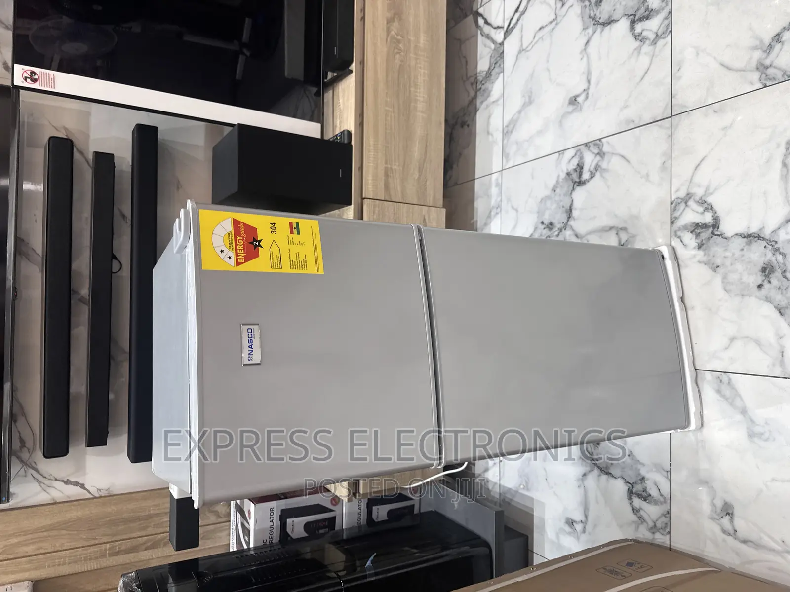 Sleek Design Grey Nasco Double Door Fridge Nasf2-13
