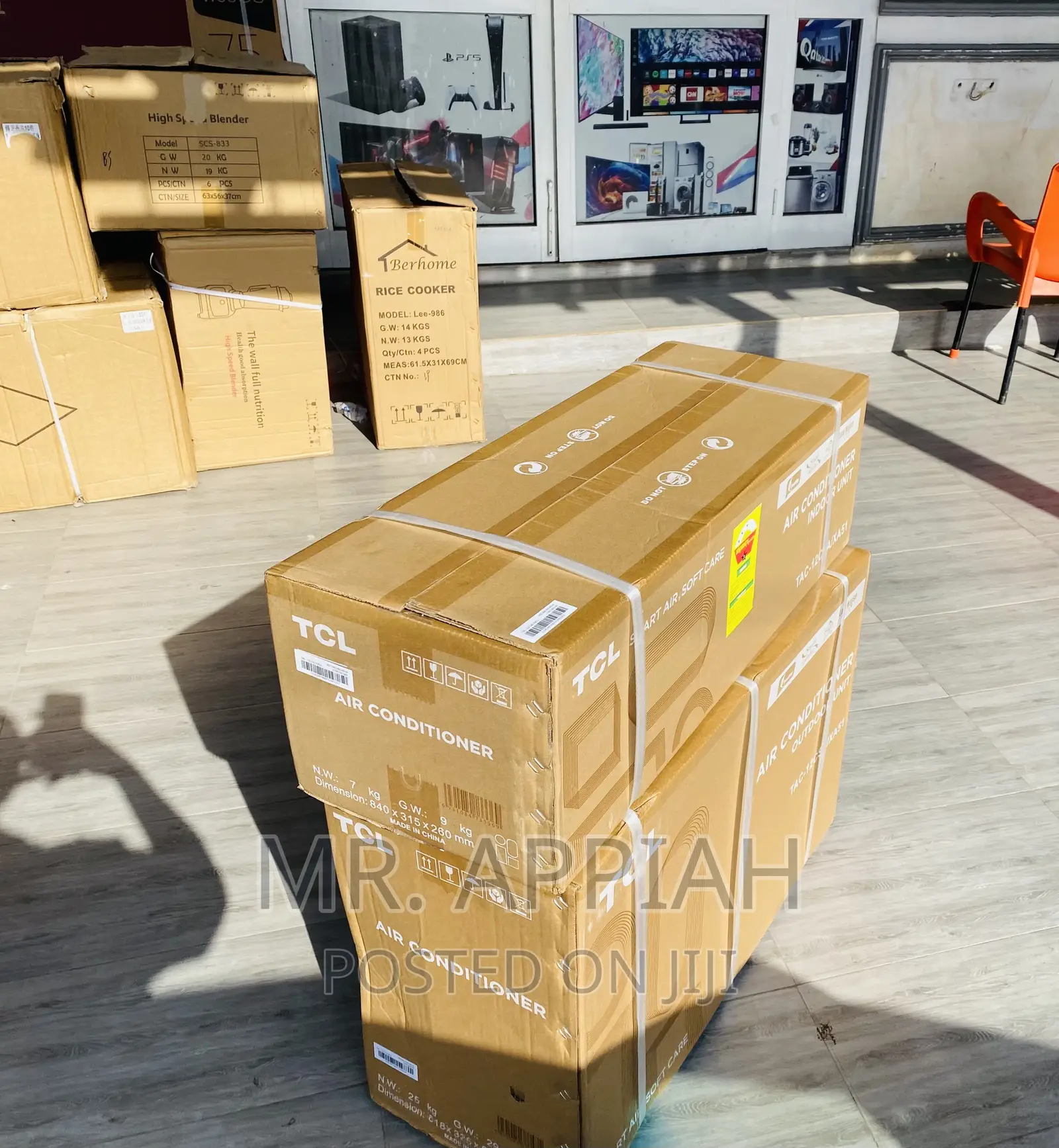 High Quality TCL 1.5hp Split Inverter Mirror Ac(Gray).