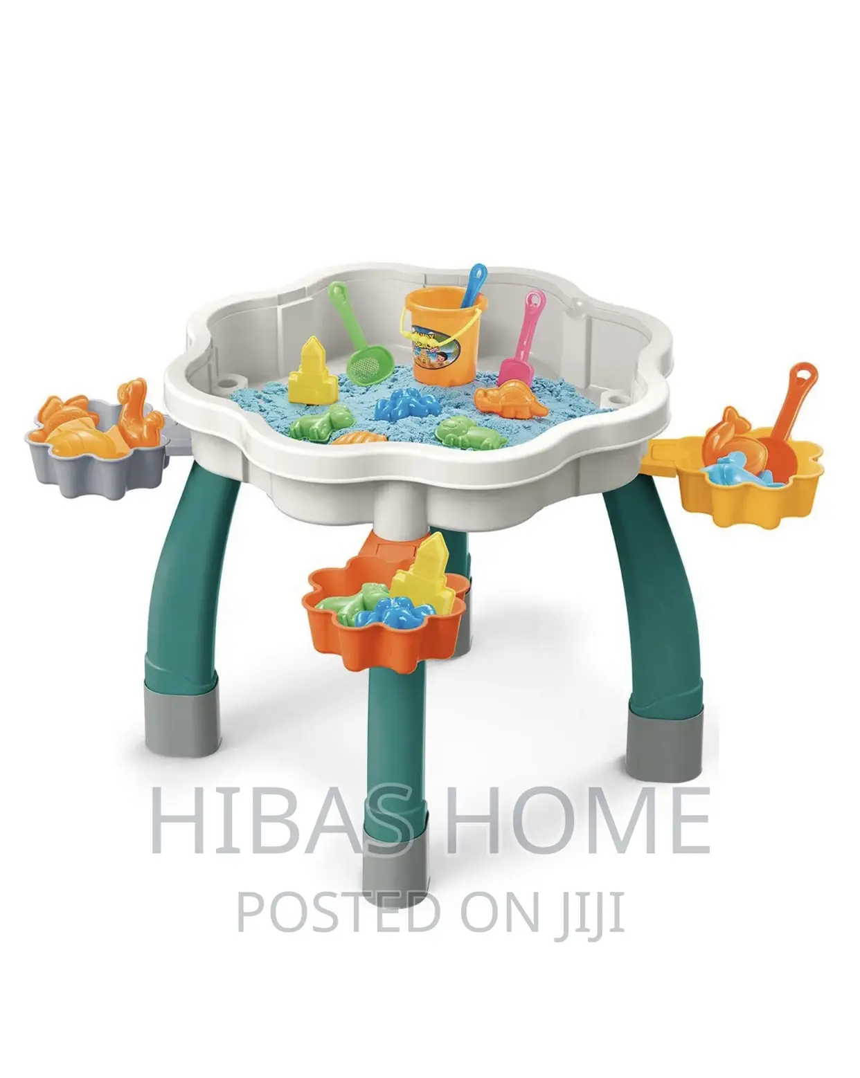 Kids Activity Table With LEGO Blocks 93cmx78cm Chair 41x23cm
