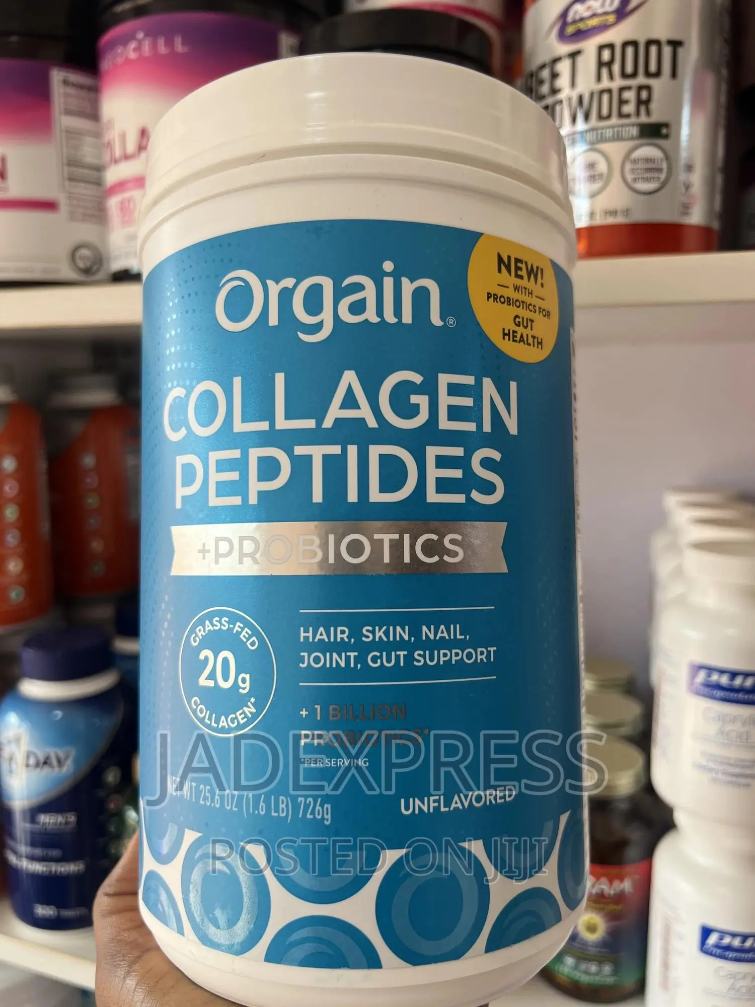 Orgain Collagen Peptides + Probiotics
