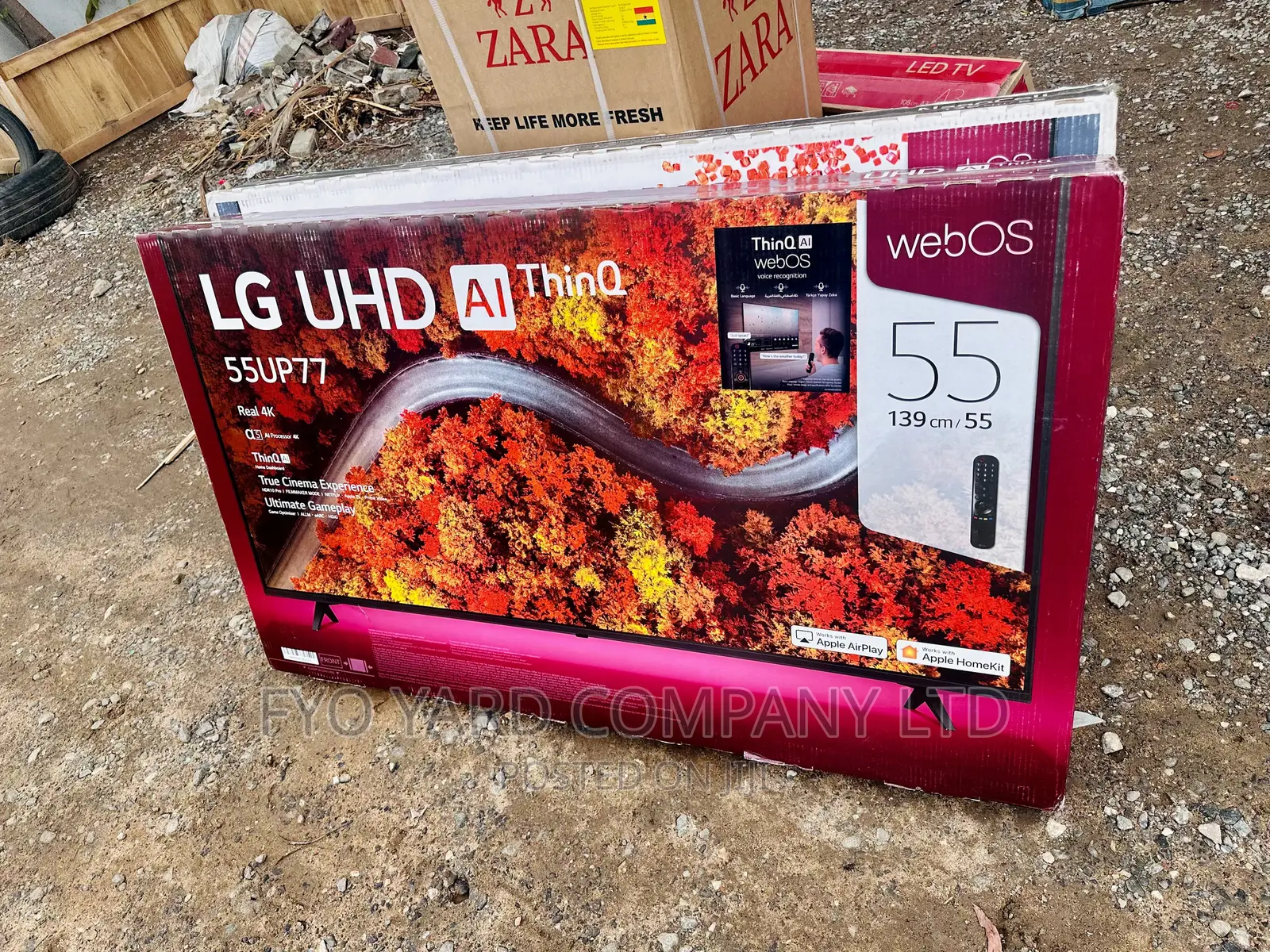LG 139.7 Cm (55 Inch) Ultra HD () LED Smart TV, 55UP7750