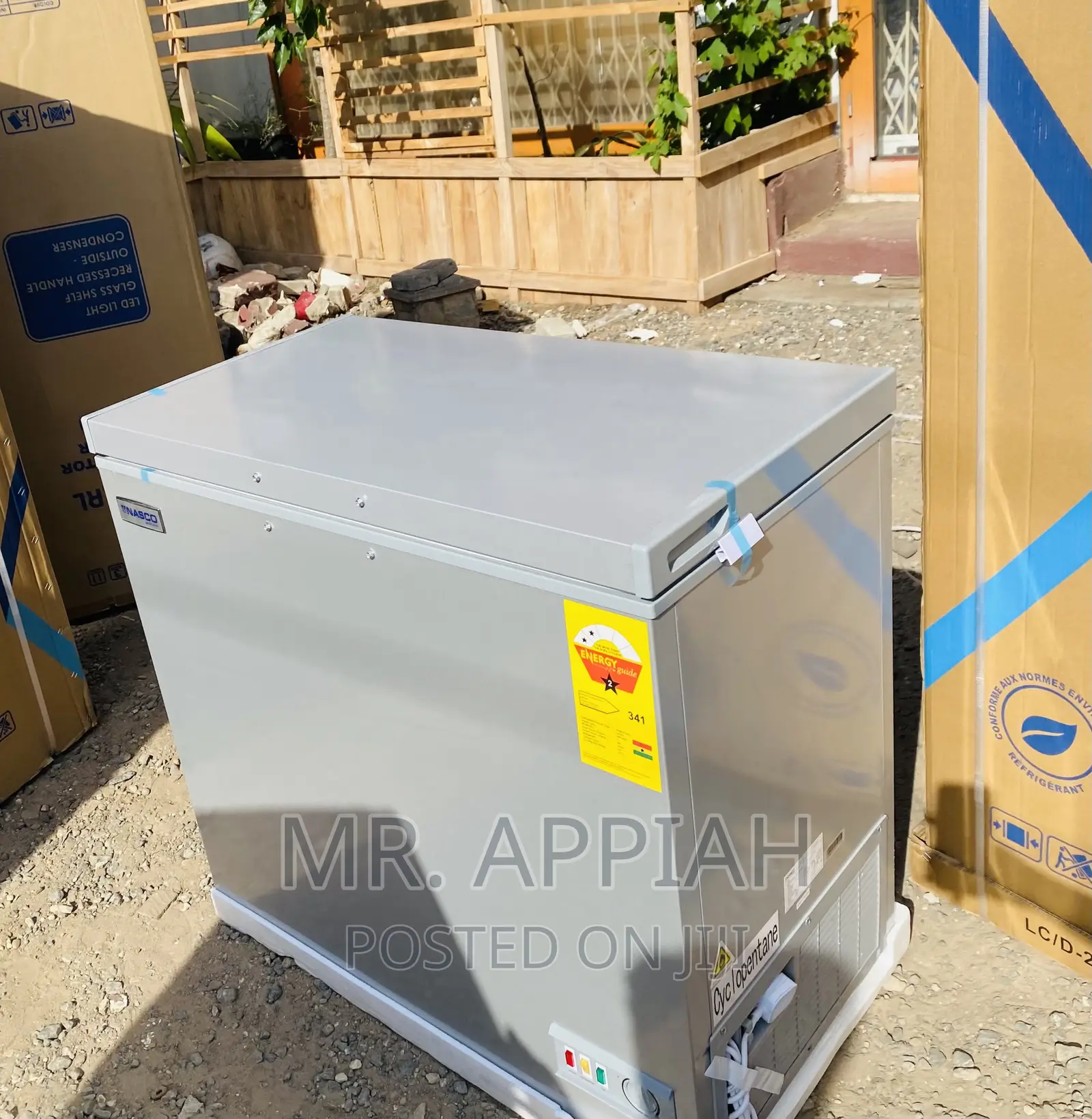 Low Energy Saving Nasco Nas -250fl Chest Freezer(200ltr).
