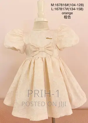 Girls Puff Hand Dress