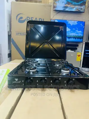 Affordable Price Black. Gas Cooker 4burner Yucel