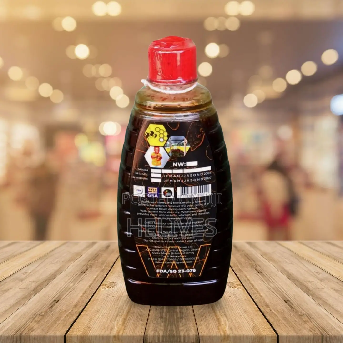 Raw Honey Helives Pure Organic Fda Certified Approved 500ml