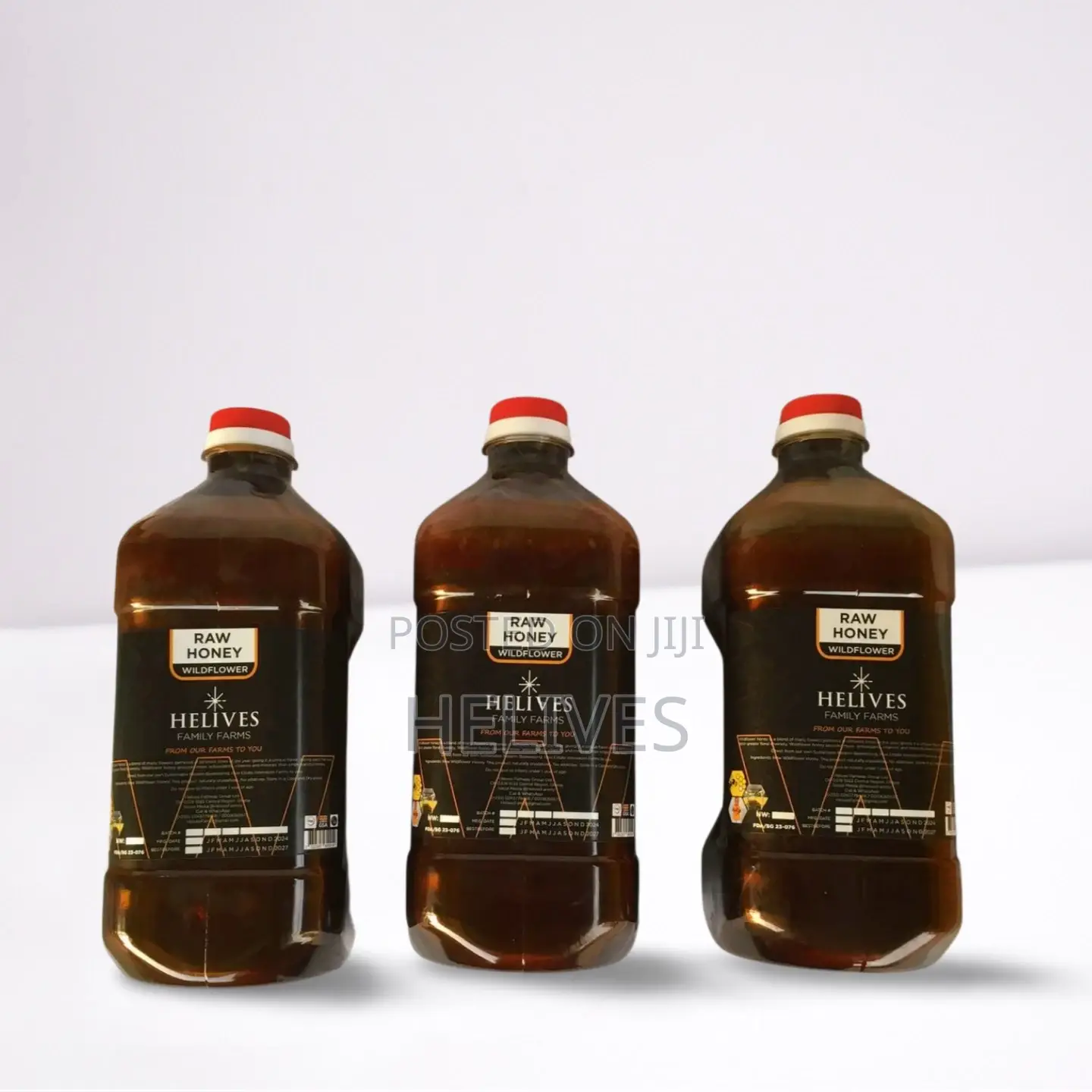 Helives Raw Honey 1250ml |100% Organic Pure Natural | Fda Certified