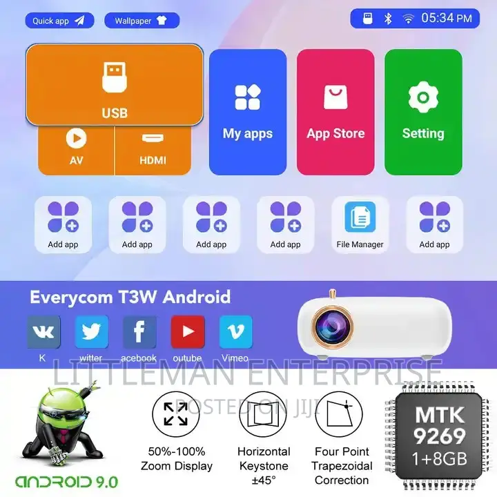 Mini Projector Wiifi (5500lumens)