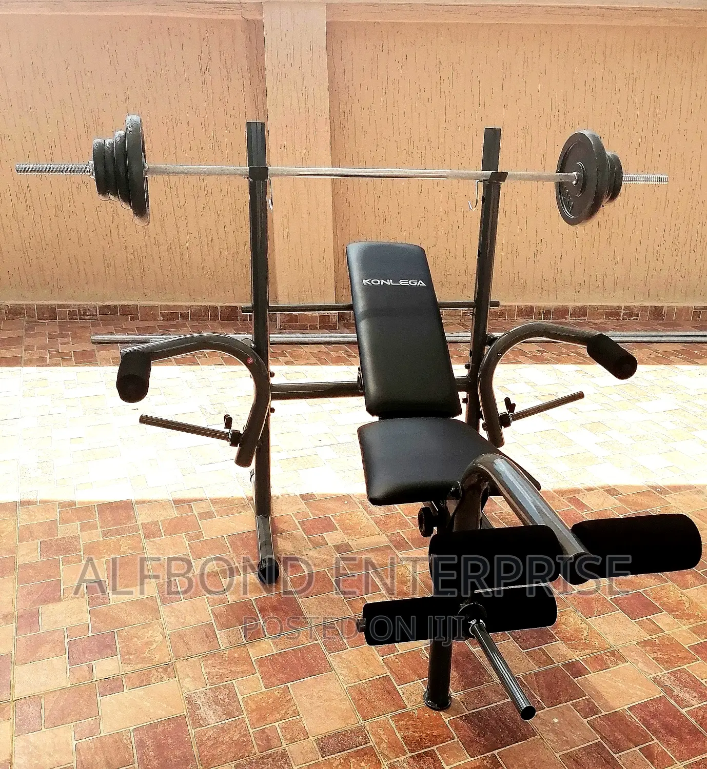 Konlega Bench Press With 40kg Weight and Bar