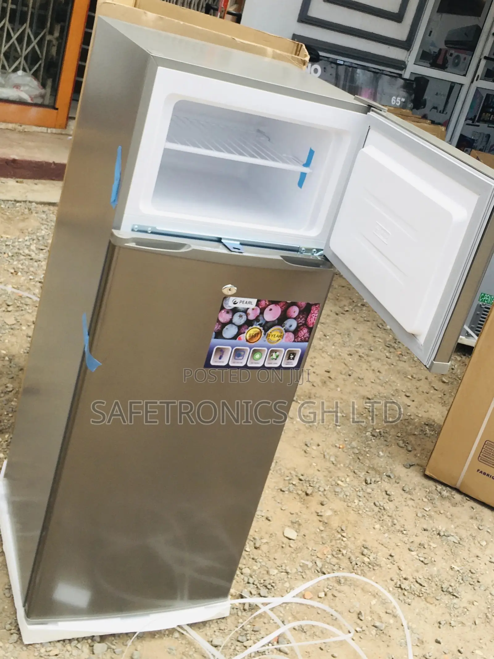 205L Doubledoor Pearl Topfreezer PF-250 Gray Fridge