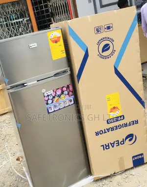  Topfreezer Doubledoor PF-250 205L Pearl Gray Fridge 