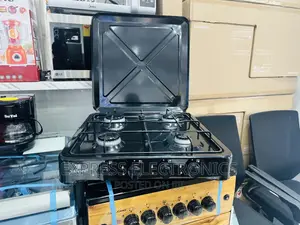 Black Buy for Less Yucel Gas Cooker Table Top 4burner