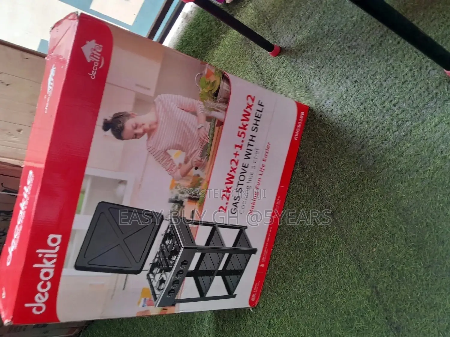 Decakila 2.2kwx2+1.5kwax2 Gas Stove