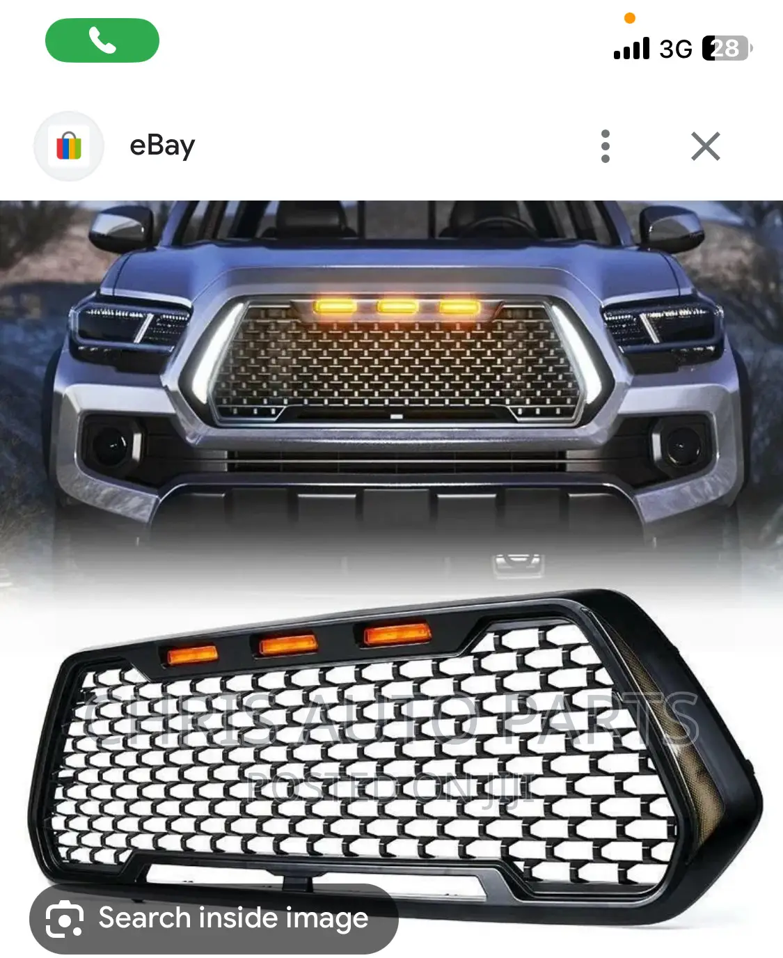 Toyota Tacoma 18 Front Grille