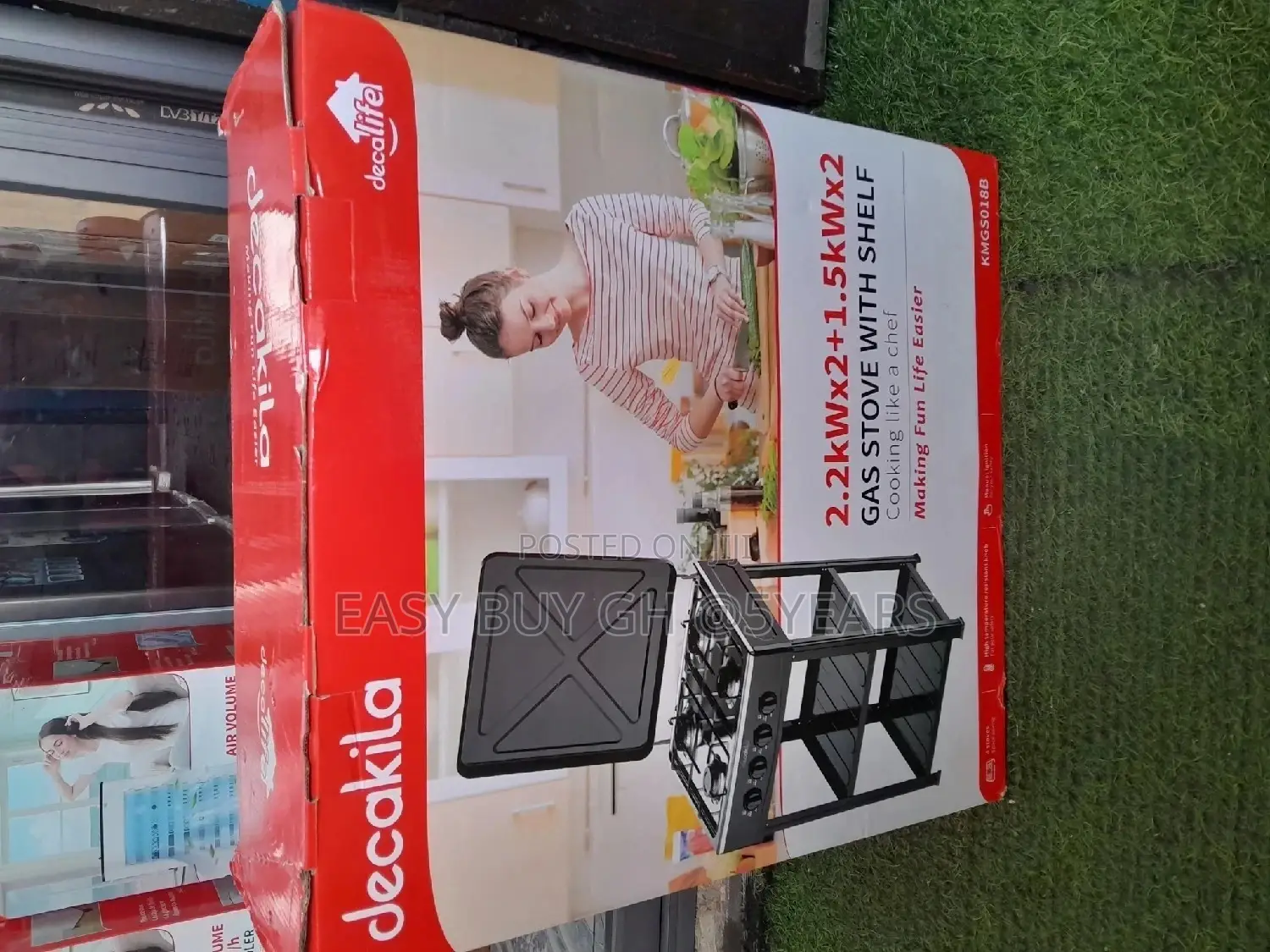 Quality Decakila 2.2kwx2+1.5kwax2 Gas Stove
