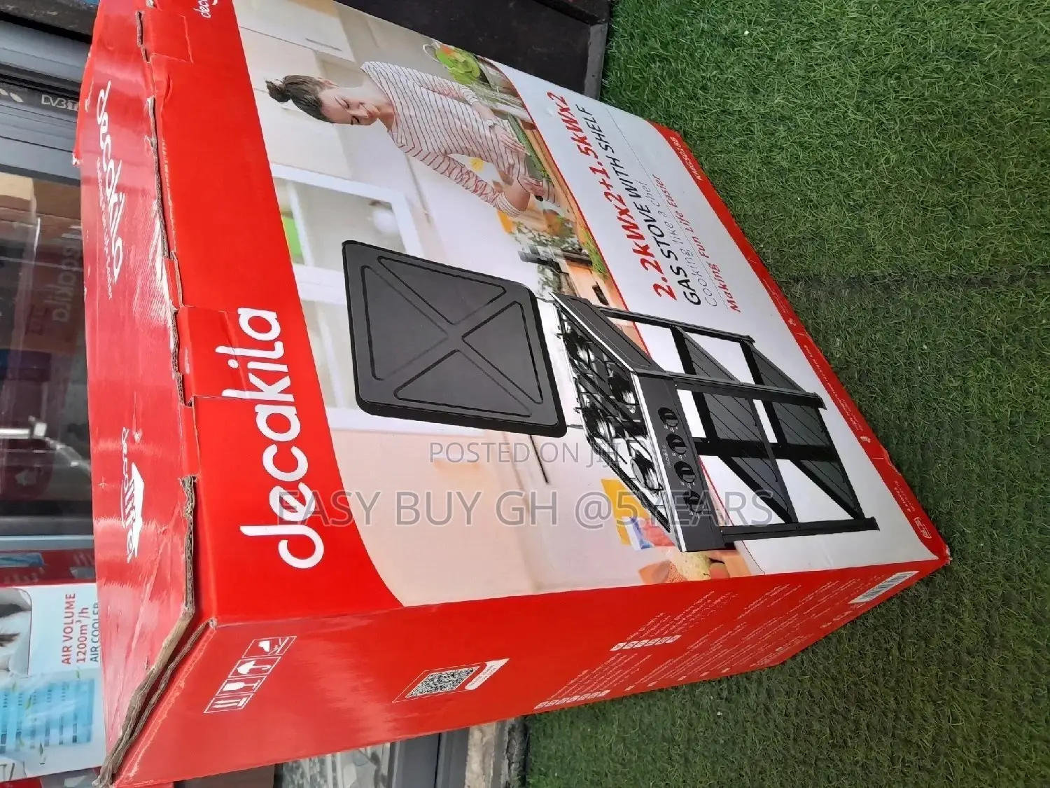 Affordable Decakila Gas Stove With Shelf