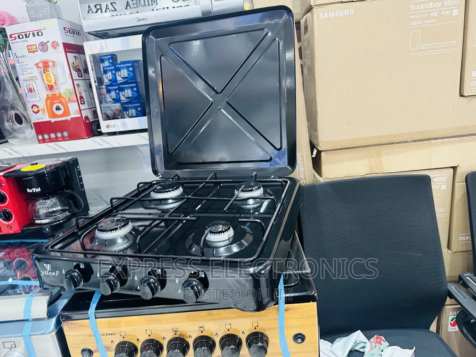Unique Brand New Yucel Table Top Gas Cooker 4burner