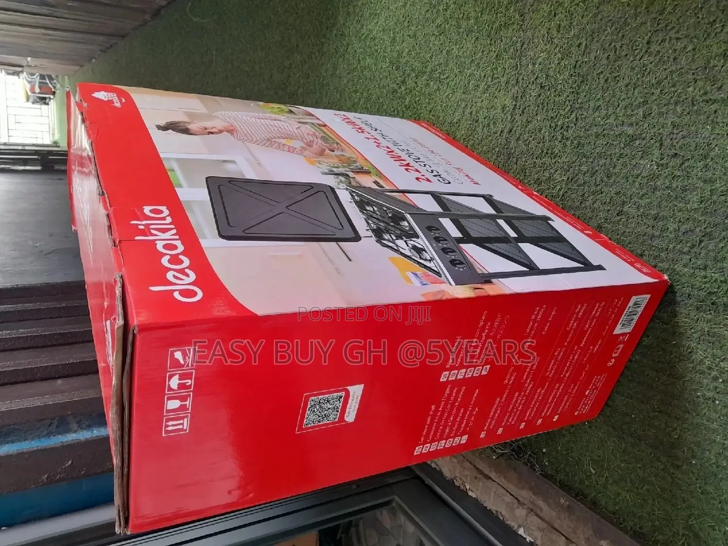 Decakila Gas Cooker With Shelf