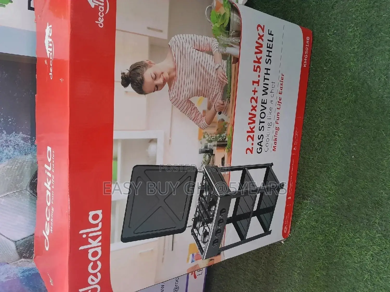 Quality Decakila Gas Stove With Shelf