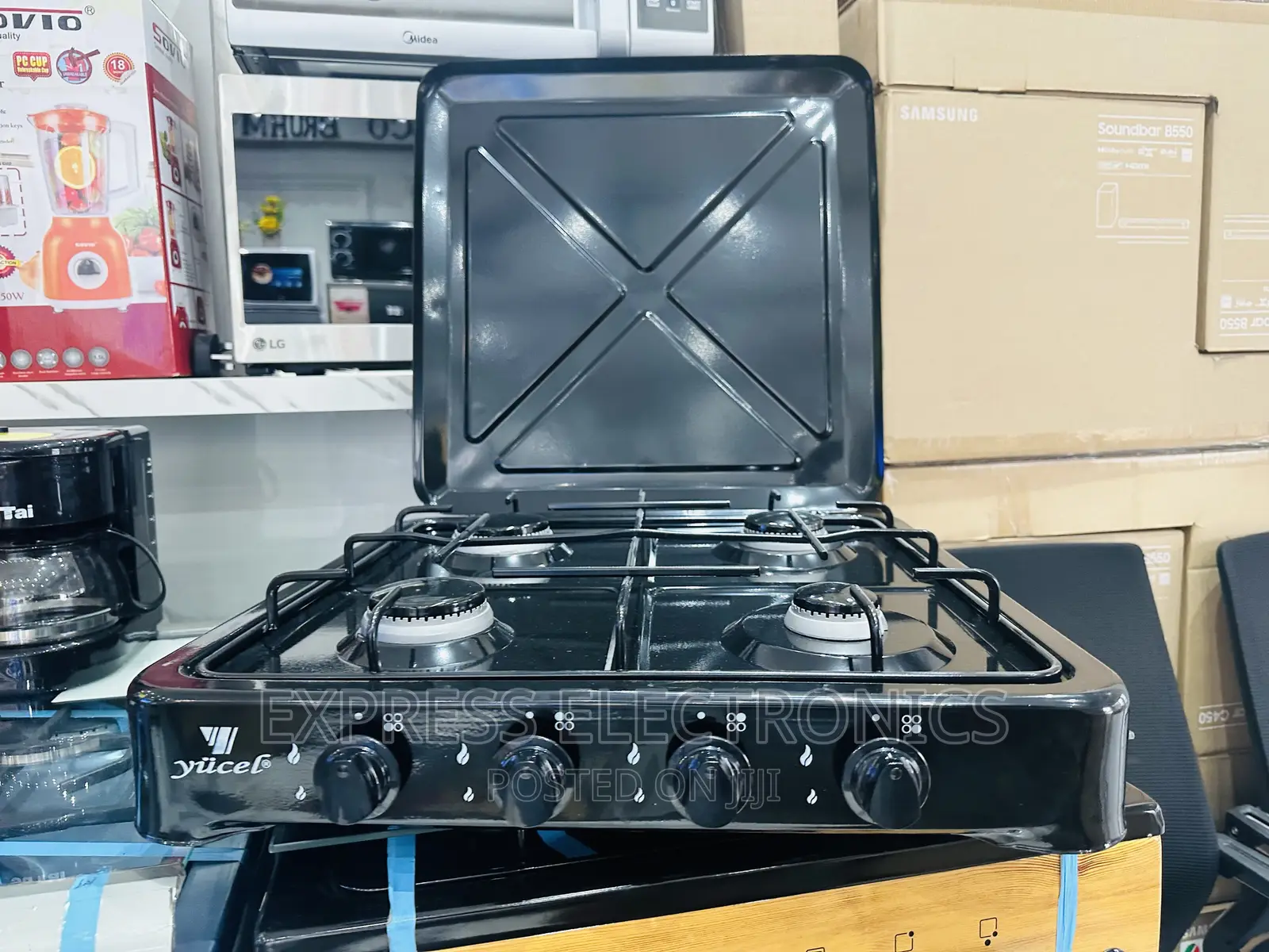 Special Offer on Table Top Gas Cooker 4burner Black