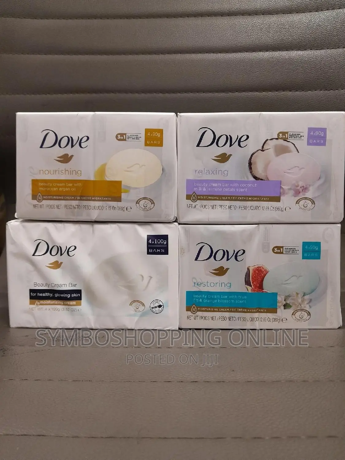 Dove Cream Bar Soap 4bars in a Pack for 65gh