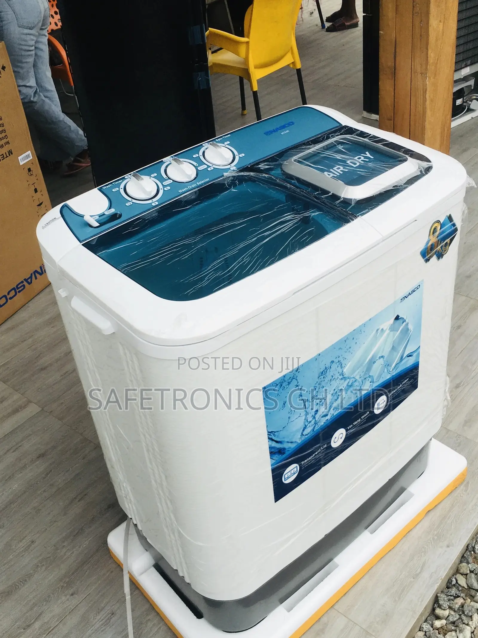 Washingmachine 8kg Topload Electric Nasco Semiautomatic