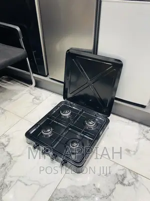 Newly in Stock Yucel Table Top 4 Gas Stove(Black).