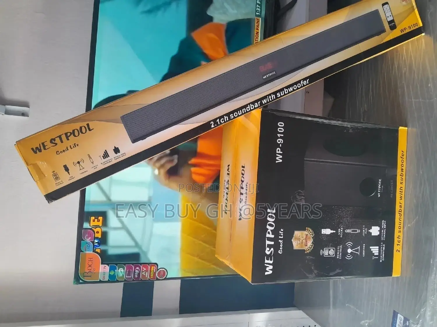 Westpool Soundbar With Subwoofer 9100